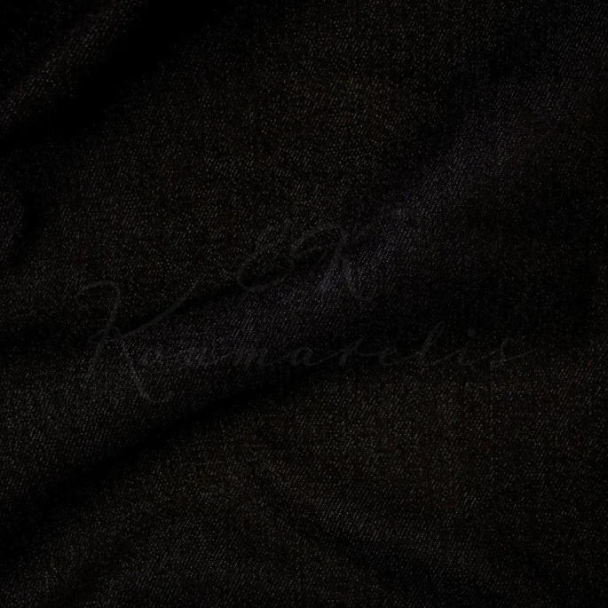 Elastic Cotton Denim - Black
