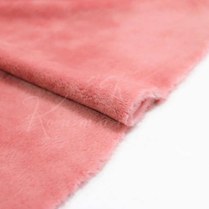 Super Soft Faux Fur - Warm Pink - 2