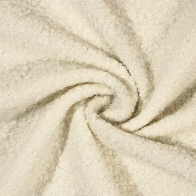 Boucle Fabric - Ecru