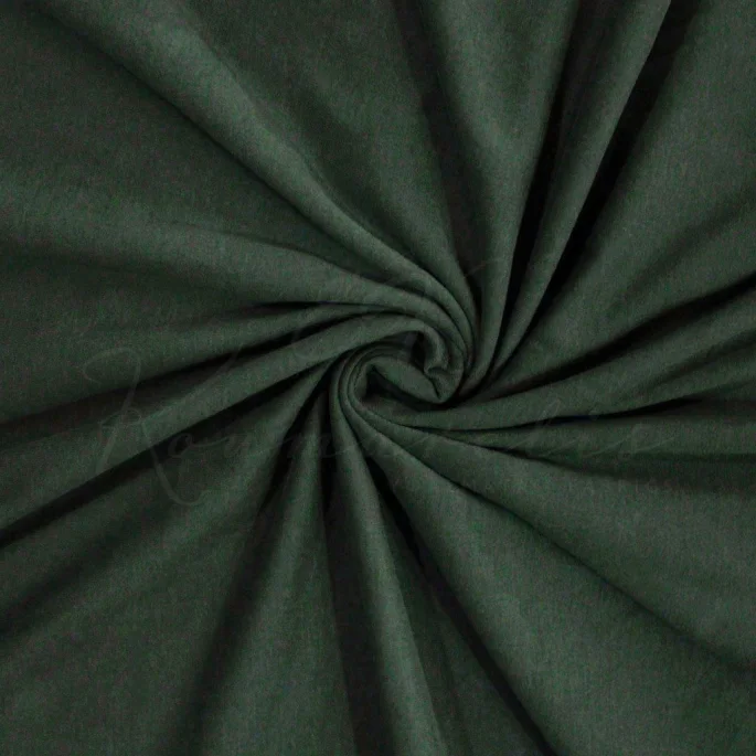Cotton Elastan - Dark Green - 1