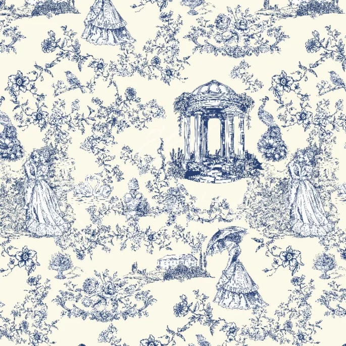 Loneta French Country – Blue