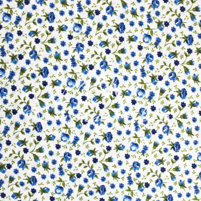 Cotton flower - Blue - 2